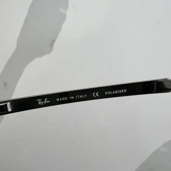 Ray-Ban Mirrored Polarized Sunglasses RB 3239 004/82 Gunmetal